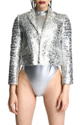 ALAYAH JACKET SEQUINS SILVER