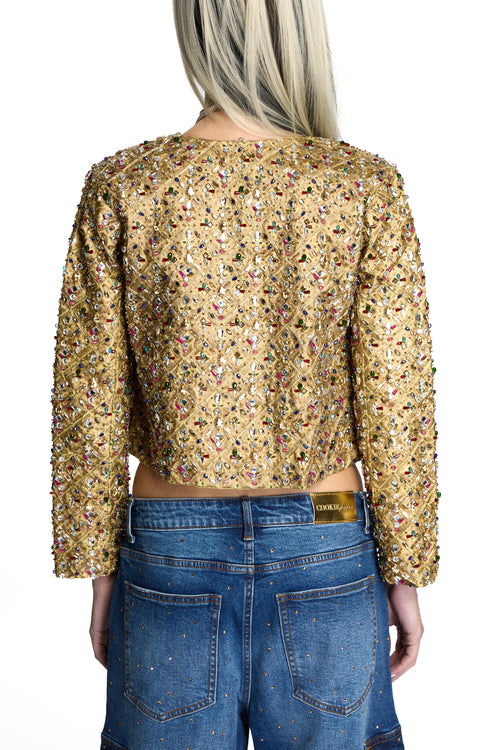 CLARABELL JACKET EMBELLISHED GOLD
