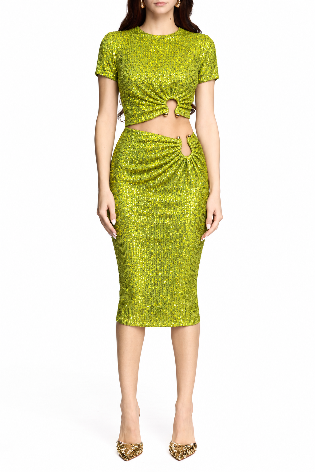 IVY Skirt Green Lime Hue