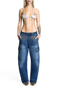 ZELLA DISCO JEANS MID BLUE