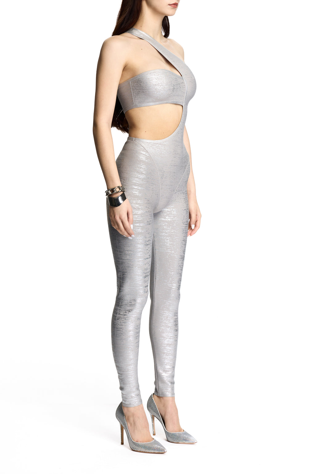 LUCIA JUMPSUIT SILVER