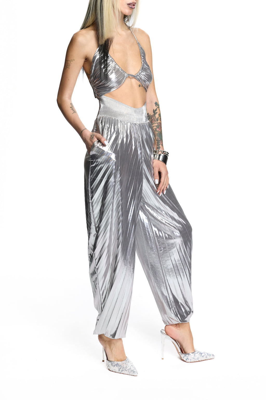 ROMANOV JUMPSUIT SILVER
