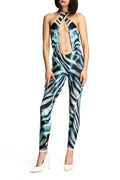SCARLETT JUMPSUIT TIGER PRINT