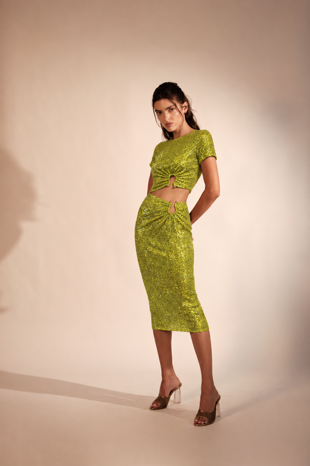 MEADOW Top Green Lime Hue