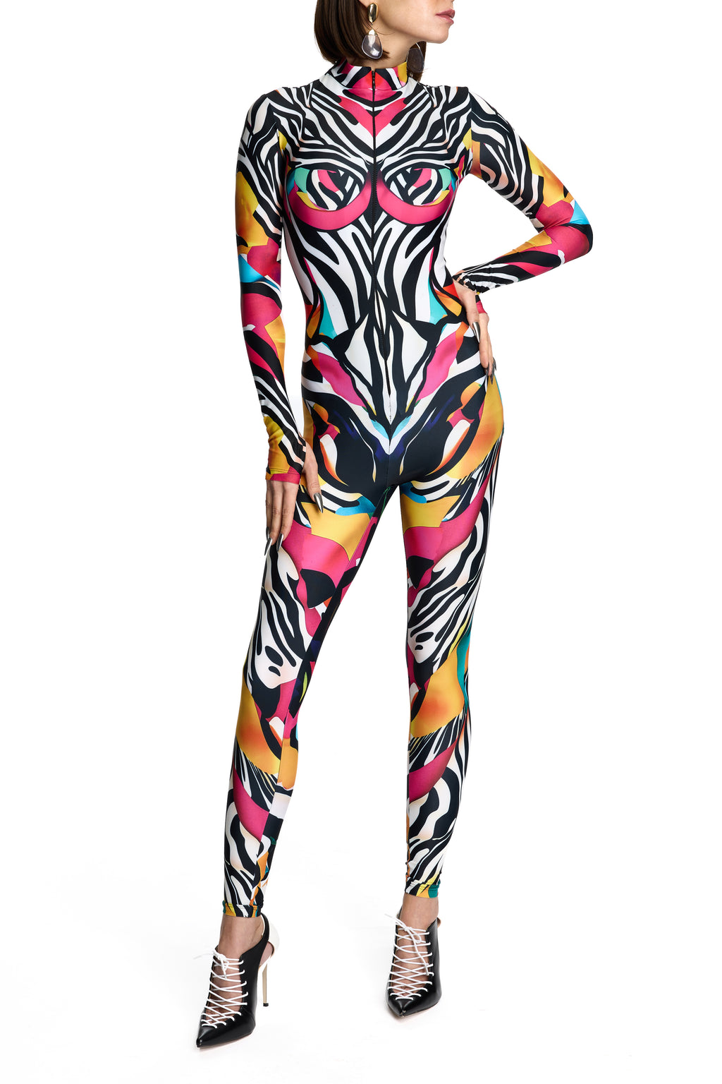 ZAZA ZULA JUMPSUIT ANIMAL PRINT