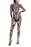 ZAZA ZULA JUMPSUIT ANIMAL PRINT