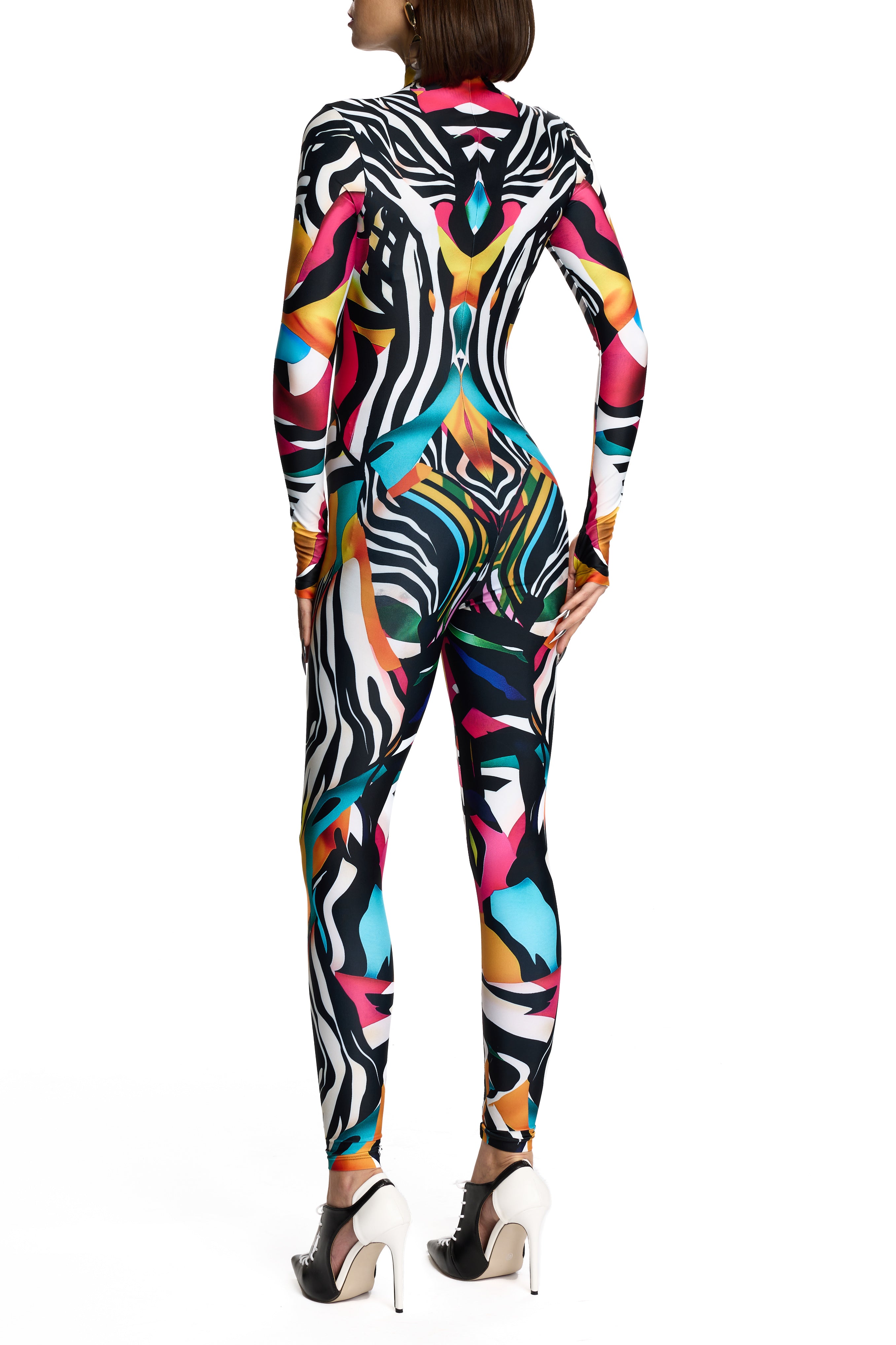ZAZA ZULA JUMPSUIT ANIMAL PRINT