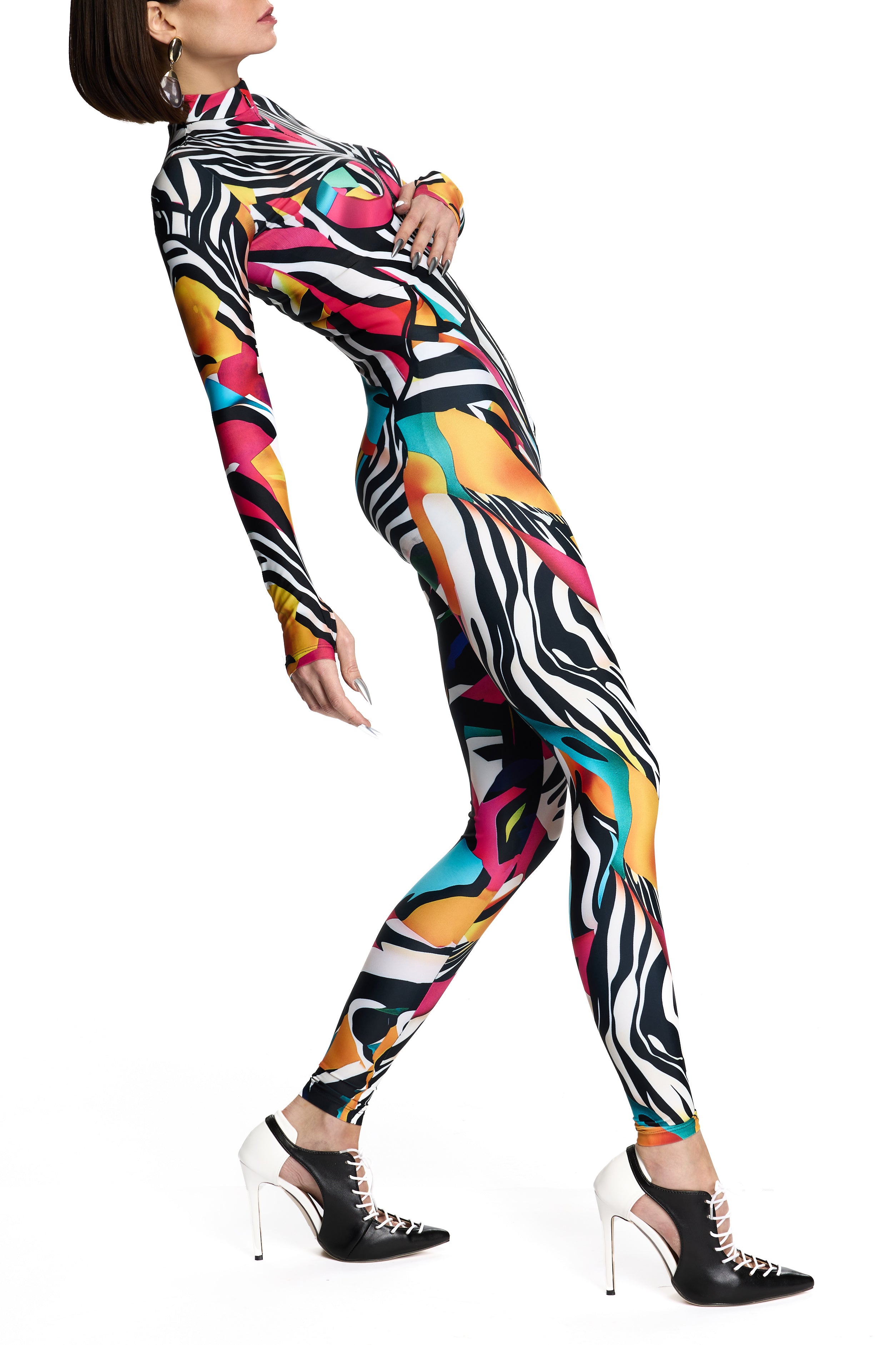 ZAZA ZULA JUMPSUIT ANIMAL PRINT