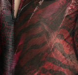 Aria Red-Black Print